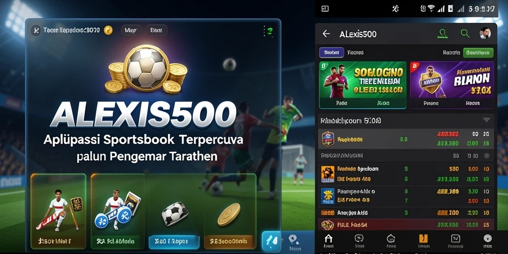 Tampilan menarik dari gameplay ALEXIS500 untuk taruhan olahraga.