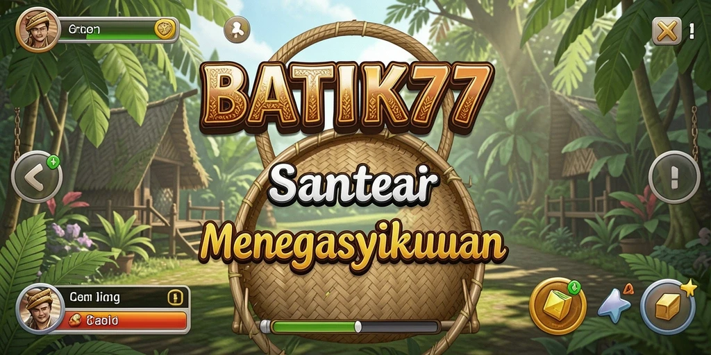Tampilan gameplay BATIK77 yang penuh warna dan menyenangkan.