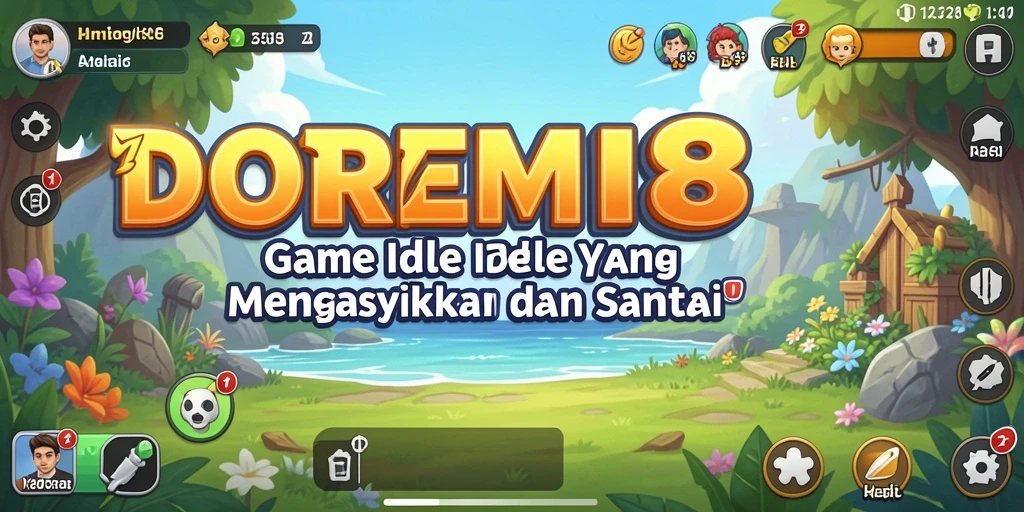 Tampilan gameplay DOREMI88 yang menarik dan penuh warna.