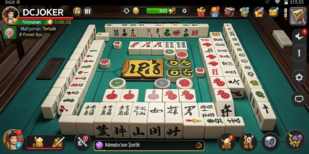 Tampilan gameplay Mahjong yang menarik di IDCJOKER.